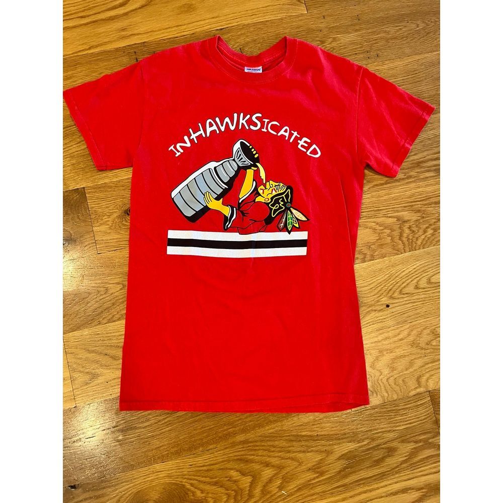 Inhawksicated blackhawks hockey tee‎